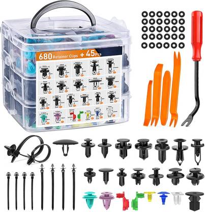 Zeitel Plastic Trim Panel Clip Removal Tool, Car Push Retainer Clips & Door Rivet
