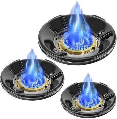 AAMATY (3 pis) Gas Saver Burner Stand Windproof Gas Stand 12 kg Roaster