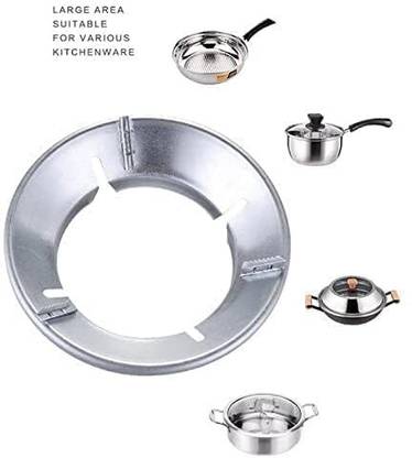 Sunavi Gas Saver Stand Jali Ring Fire & Windproof Energy Saving 0.2 kg Roaster