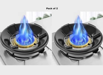 IKONEXX 2 Pack Gas Saver Burner Stand, Windproof Energy Saving Bracket 7 kg Roaster