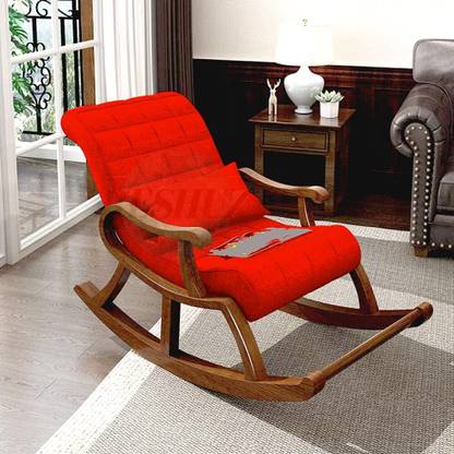 Soul Light Art Wooden Rest Chair, Wooden Easy Chair Folding Chair Engineered Wood 1 Seater Rocking Chairs