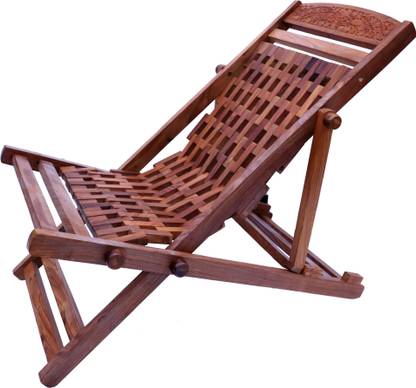 Artesia Folding Sheesham Wood Relaxing Rest Chair Solid Wood 1 Seater Rocking Chairs
