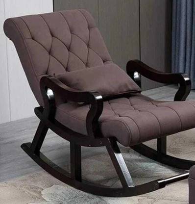 wooden luxury Rocker Rocking Chair with footrest Recliner Relaxing 1 Seater Rocking Chairs Solid Wood 1 Seater Rocking Chairs