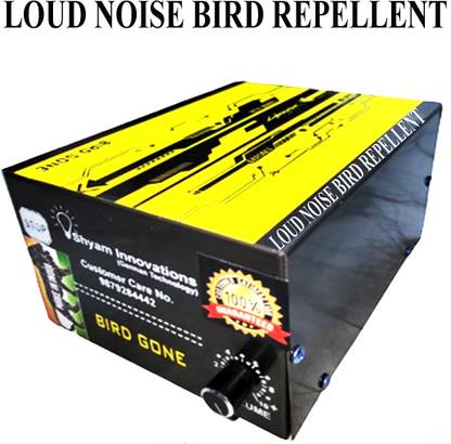 Shyam Innovations Bird Repellent System, Loud Frequency Sound, Deterrent Device to Keep Birds Away Ultrasonic Rodent Repellant