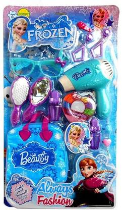 MIMY Frozen Little Princess Play Set Beauty Salon Make up Set with Cute Frozen Bag