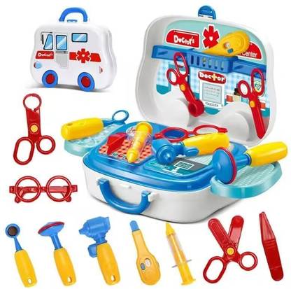 UB Toys Portable Medical Clinic Suitcase | Doctor Set Pretend Play Learning Toy