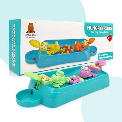 Amaflip Hungry Frog Eating Beans Games, Table Top Desktop Finger Toyof Quick 2 Player