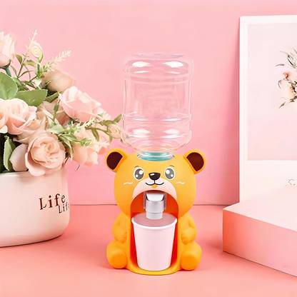 BVM Bear Shaped Mni Water Dispenser for Kids, Cute Animal Design,
