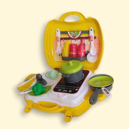 OTIBRO 26 PC Kitchen Play Set Non Toxic Plastic Unbreakable Toys