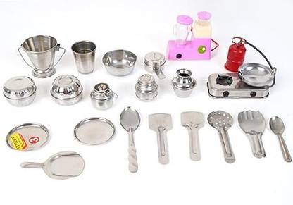 INOS Miniature Kitchen Set Toys for Kids | Pretend Cooking Toys