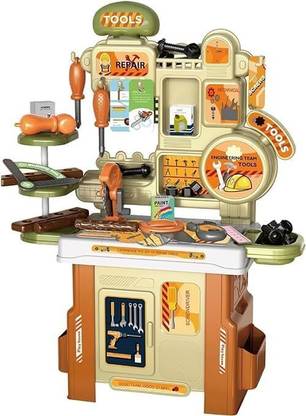 arthasya Tool Bench, Toddler Tool Set with Realistic Toy Tools, Kids Workbench