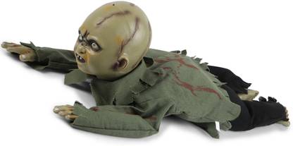Sage Square Decoration Crawling Zombie Baby Doll Creeping, Sound Sensor, Decor