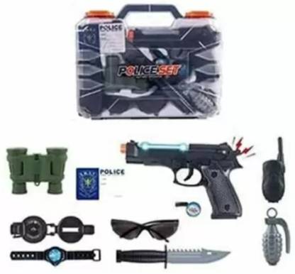 Pepstter Gun Toy Set for Kids Boys 10 Piece Detective Toy Set