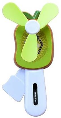 AuM Kiwi Fruit Design Handheld Bubble Creators Hand Pressure Mini Cool Summer Fan