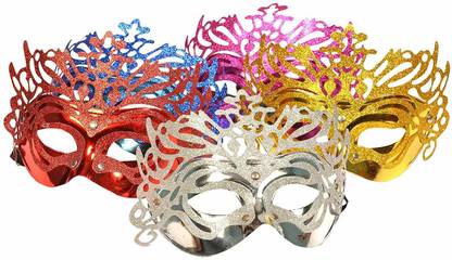 FUNCART Fancy Eye Mask (Pack of 3) Assorted Colors