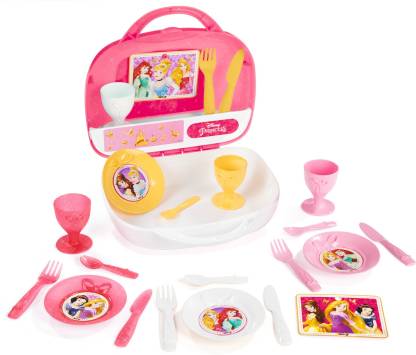 DISNEY PRINCESS Role Play Kitchen Set with bag for Girls