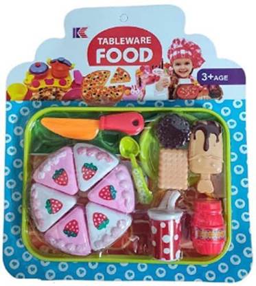 Dherik Tradworld Cake Cutting Toy for Kids Pretend Play Toy , Cookies & Food Toy Set