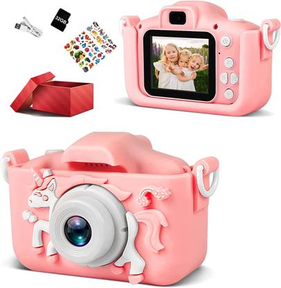 CADDLE & TOES Kids Digital Camera Hd/20mp/4x Zoom + Decorative Stickers