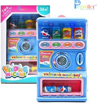 Pepstter Fully Functional Talking Vending Machine Toy For Kids Random Color Pack Of 1