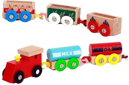 wonderLearn Small Cargo Train Learning Toy for Kids STEM Smart