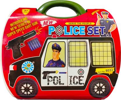 SARASI New Police Set With Foldable Suitcase, Introducing New Series Of Dart Gun