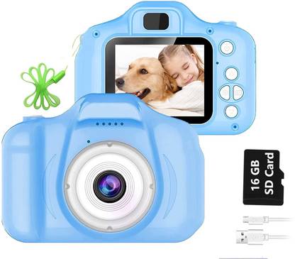 CADDLE & TOES 1080P Handy Portable Camera 2Inch Screen,Inbuilt Games for Kids With(16GBSDCard)