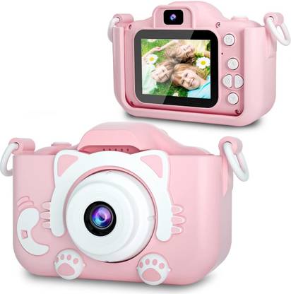 CADDLE & TOES Kids Digital CAt Camera,1080P Handy Portable Camera 2.0 Scn, with Inbuilt Game