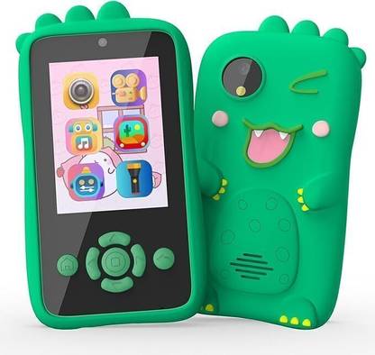 Bluedeal Kids Smartphone Toy with MP3 Music Player- Dual Camera for Selfies (Green)