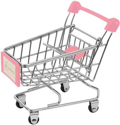 KGR Mini Supermarket Shopping Cart Trolley and Toy for Children - Multicolors