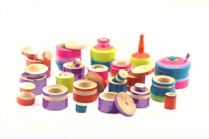 Fanciful Gifting multi colour wooden toys