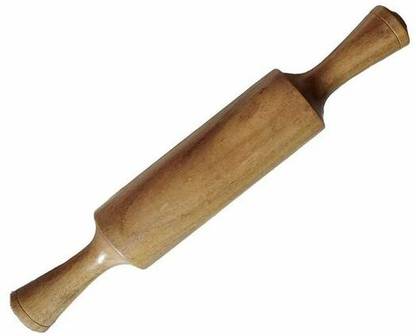 ANSH OUTLET Wooden Rolling Pin/ Belan Set of 14 for Making Roti/ Chapati/ Poori ( Kalapna ) Rolling Pin
