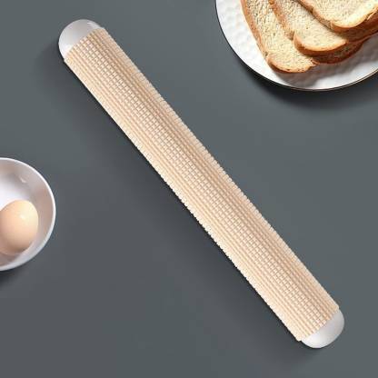 Lucacci Dough Roller Plastic Pastry Dumplings Making Rolling Pole for Pizza Pasta Baking Rolling Pin