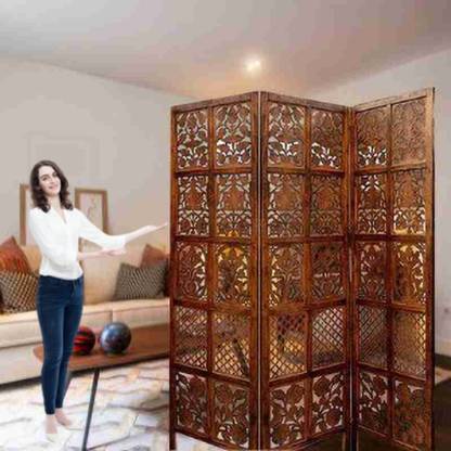 Soul Light Art Wooden Living Room Partition/Divider Room Separator (3) Panel Solid Wood Decorative Screen Partition