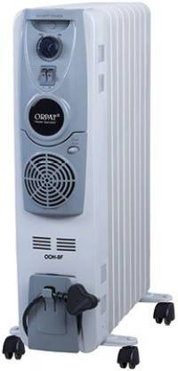 ORPAT Climate Control Oil Heaters OOH-9 800W / 1200W / 2000W – Grey Oil Filled Room Heater