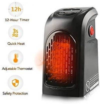 homedrip Portable mini Electric Handy Room Heater Compact Fan Blow Heater travel cheaper rate heater mini heater for travel tant heater Fan Room Heater