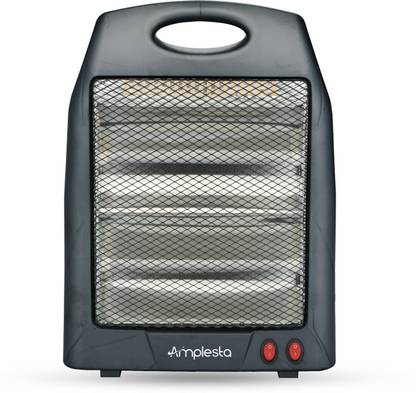 Amplesta Room Heater 2 rods 800W with Tip-Over Protection, ISI Approved, Safety mesh Blaze Halogen Room Heater