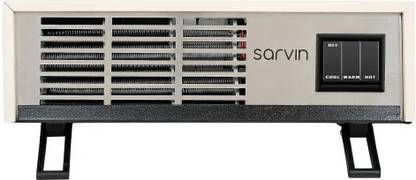 SARVIN Room Heater 200W For Bedroom Hot Portable Auto-Thermal Cut-Off Heating Heater Fan Room Heater