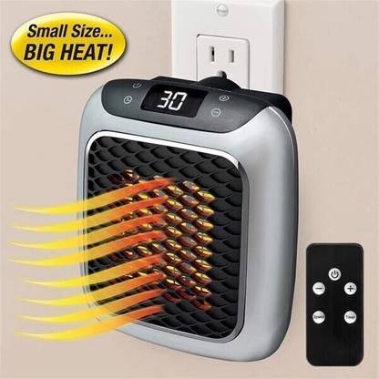 MIYANISTORE Handy Heater with LED Display-Grey Fan Room Heater