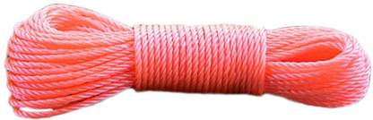 AMACO Plastic Nylon Color Rope Retractable Plastic Rope,Climbing Rope TE7703 Multicolor