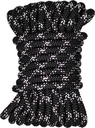 Fit Fusion Dynamic Kernmantle Nylon Rope For Outdoor Activities Black