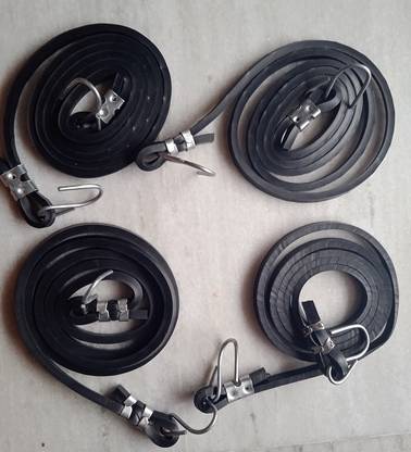 Baba multipurpose long life ROPE super bladder Black extra xtrong bungee rope 4pc Bungee Cord