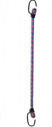 Quick Click Goods 6 Feet Heavy Duty Rope with Hooks | Bungee Cord Elastic Rope | Clothesline Multicolor