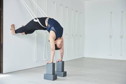 The Yogis Iyengar Yoga Anti-Gravity Wall Rope White