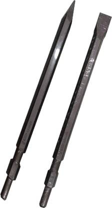 BOSCH Chisel with 17 mm hex shank & length 450 mm for 5 kg breaker and all 5,7 kg bosch and chinese breaker Rotary Bit Set