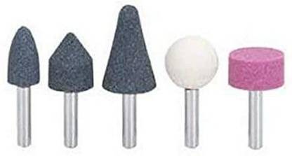KAVYA TOOLS POWER 5 Pcs Mounted Stone Grinding Wheel Head Rotary Bit Set