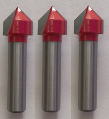 LIEUTENENT V TYPE SLOTTING CUTTER ROUTER BIT 934 CUTTING SIZE 12.7MM X 12.7MM Rotary Bit Set