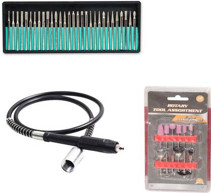 Digital Craft 30Pc Diamond Burs Set,Die Grinder Shaft,12Pc Rotary Tools Set, 30Pc Diamond Burs Set,Die Grinder Shaft,12Pc Rotary Tools Set, Rotary Tool