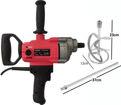 DUMDAAR new 6 MONTHS WARRANTY 1250w Electric Variable Speed Paint Machine 1250w for Putty Cement Paste Feed Mixer Blender Multipurpose Stirring Machine Rotary Tool