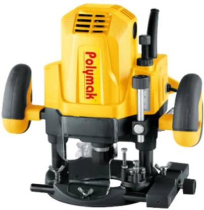 Polymak PM12ER 12mm Router - 1500w, Collet Capacity-8mm / 12mm, 23000 rpm, 5.5kgs. Rotary Tool