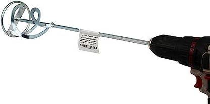 RanPra Stirrer Rod for Drill Machine (15"x 3", Medium, Steel Sliver) Rotary Tool